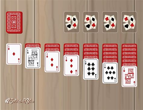 solitaire card setup